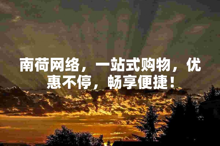 南荷网络，一站式购物，优惠不停，畅享便捷！