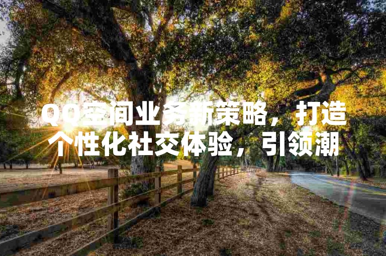 QQ空间业务新策略，打造个性化社交体验，引领潮流风尚！