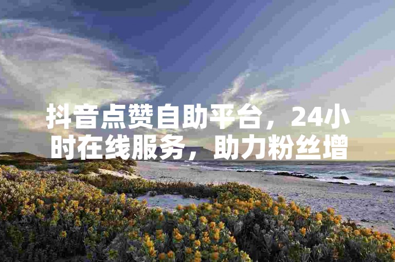 抖音点赞自助平台，24小时在线服务，助力粉丝增长。