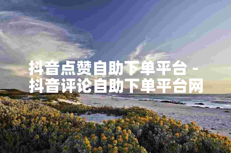 抖音点赞自助下单平台 - 抖音评论自助下单平台网站。