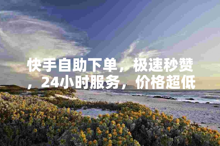 快手自助下单，极速秒赞，24小时服务，价格超低。