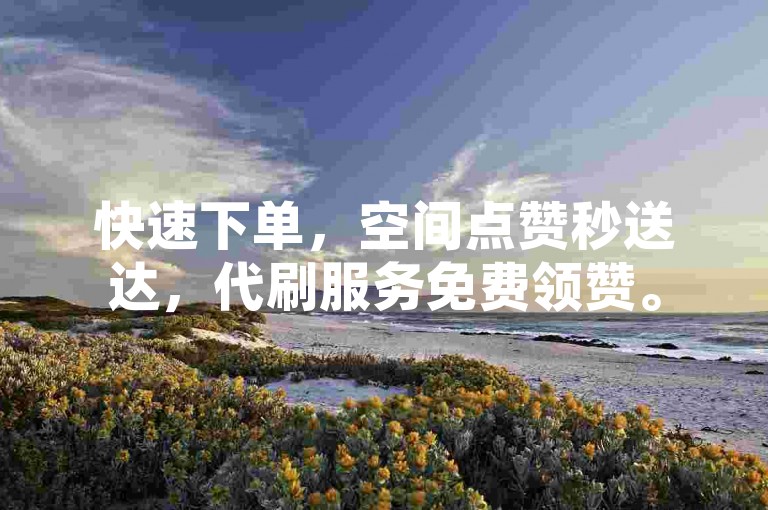 快速下单，空间点赞秒送达，代刷服务免费领赞。