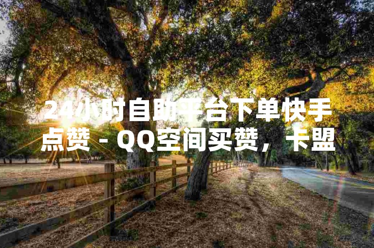 24小时自助平台下单快手点赞 - QQ空间买赞，卡盟自助下单24小时 - 低价在线自助下单平台。