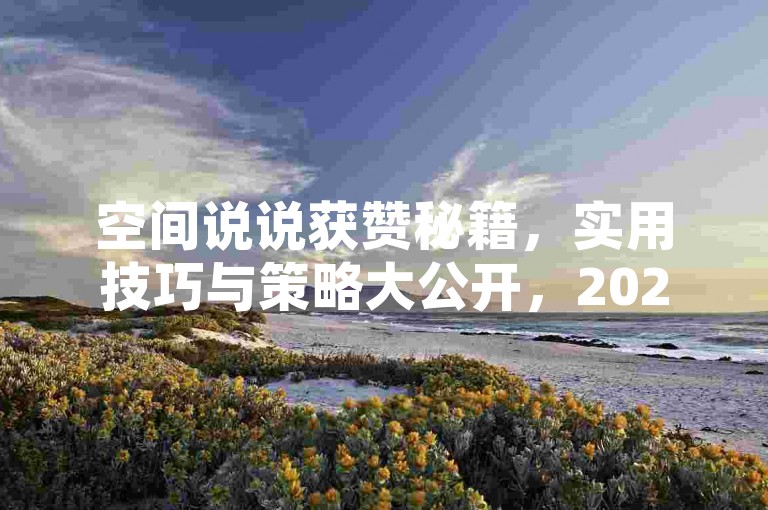 空间说说获赞秘籍，实用技巧与策略大公开，2025必备！