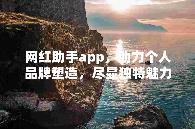 网红助手app，助力个人品牌塑造，尽显独特魅力！
