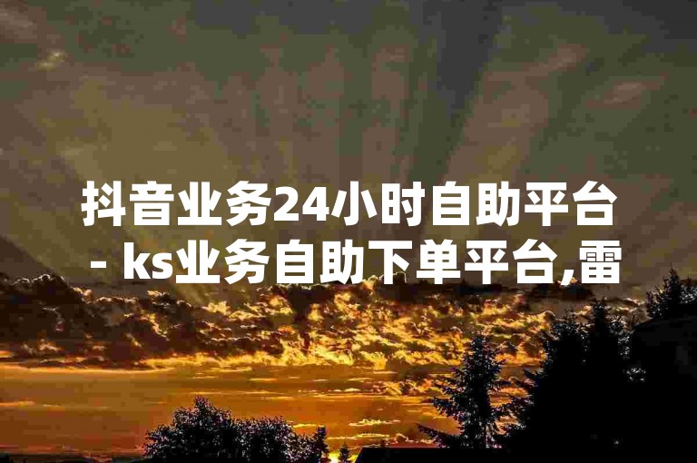 抖音业务24小时自助平台 - ks业务自助下单平台,雷神业务自助下单平台 - qq空间说说赞真人点赞