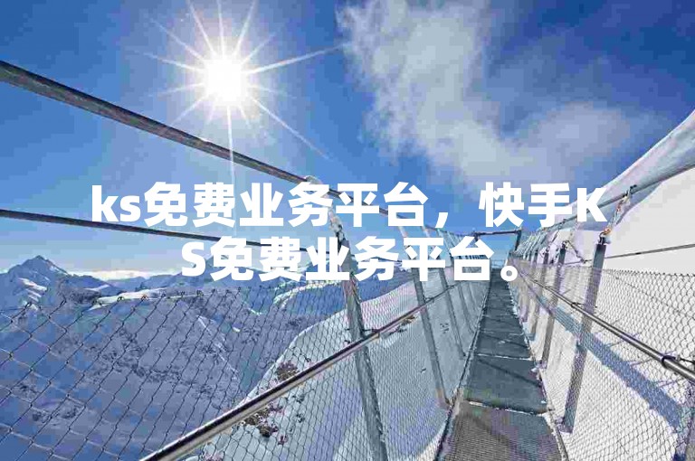 ks免费业务平台，快手KS免费业务平台。