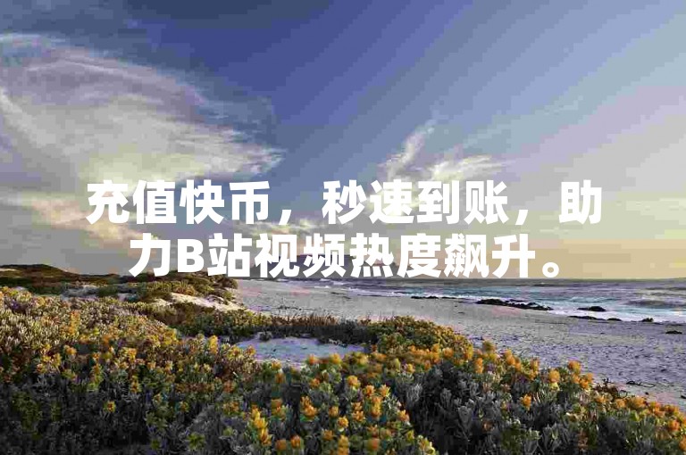充值快币，秒速到账，助力B站视频热度飙升。