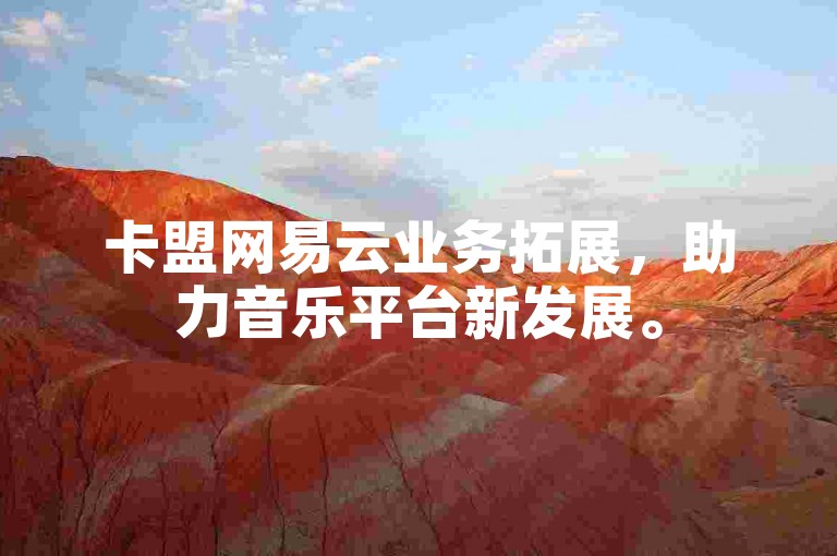 卡盟网易云业务拓展，助力音乐平台新发展。