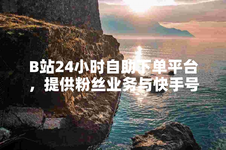 B站24小时自助下单平台，提供粉丝业务与快手号交易。