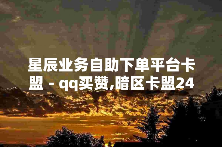 星辰业务自助下单平台卡盟 - qq买赞,暗区卡盟24小时自助下单平台 - 24小时自助下单