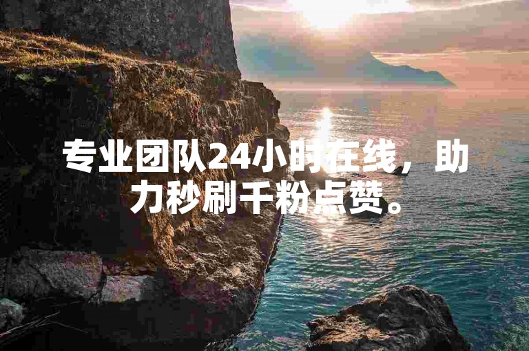 专业团队24小时在线，助力秒刷千粉点赞。