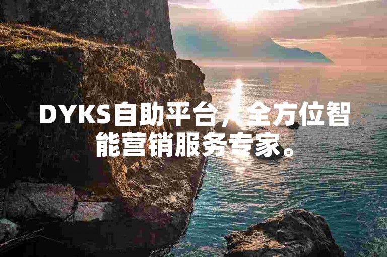 DYKS自助平台，全方位智能营销服务专家。