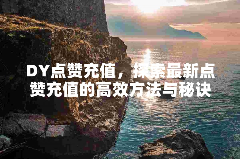 DY点赞充值，探索最新点赞充值的高效方法与秘诀。