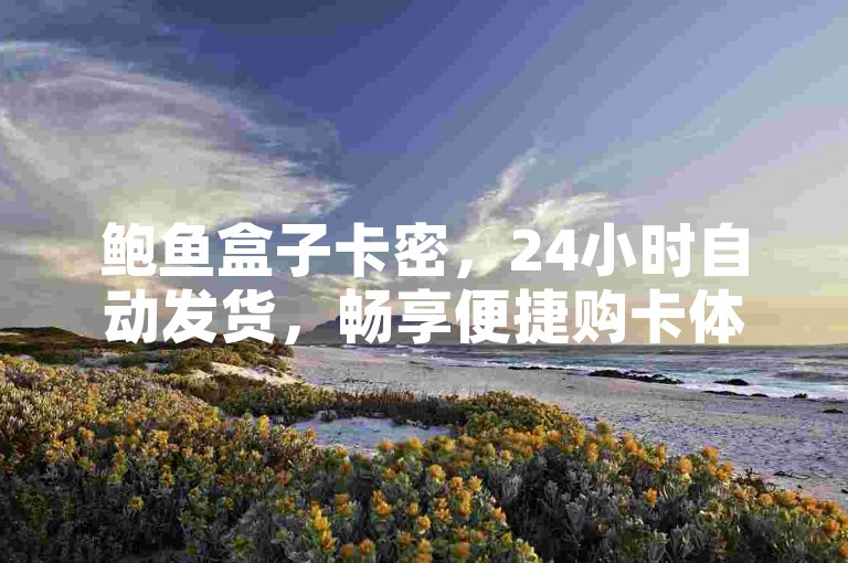 鲍鱼盒子卡密，24小时自动发货，畅享便捷购卡体验。