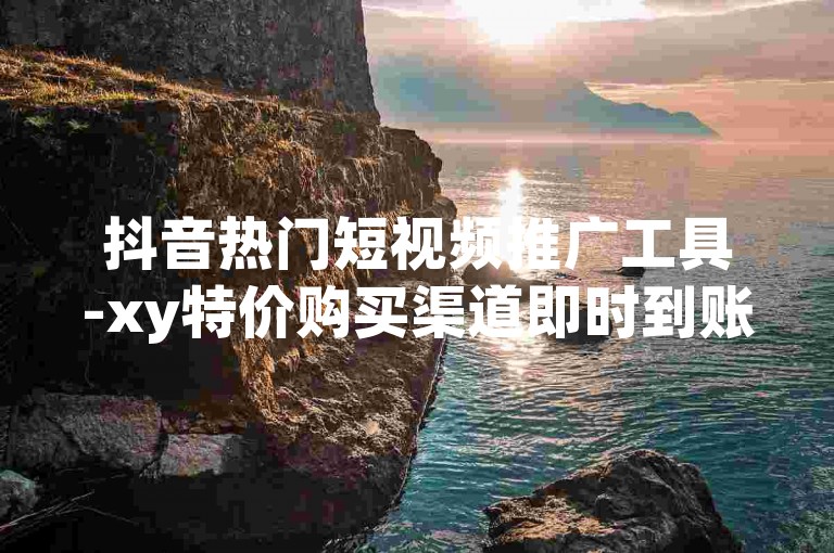 抖音热门短视频推广工具-xy特价购买渠道即时到账