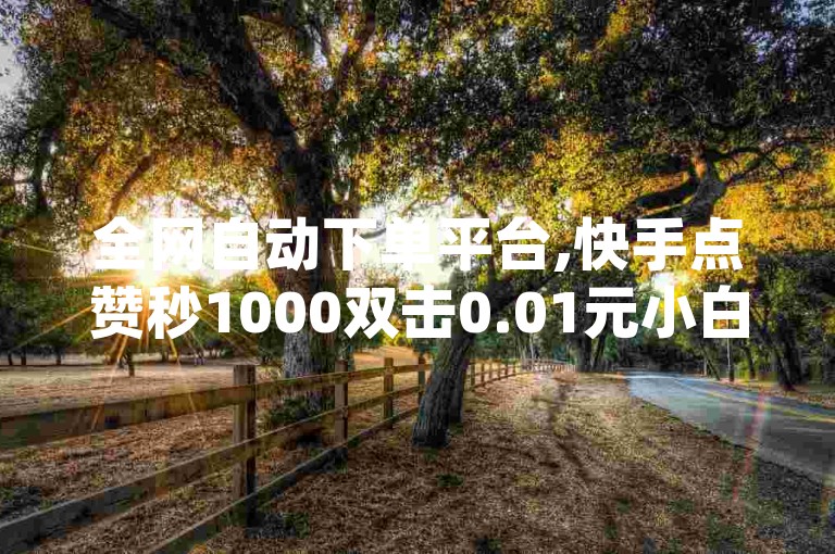 全网自动下单平台,快手点赞秒1000双击0.01元小白龙马山肥大地房产装修 - qq业务网站 - 快手评论自助平台有哪些揭秘！