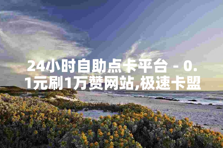 24小时自助点卡平台 - 0.1元刷1万赞网站,极速卡盟 - 自助下单平台