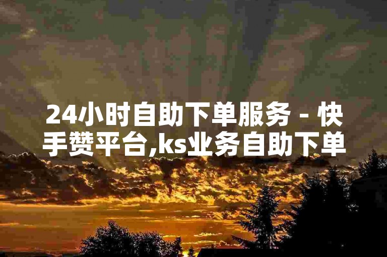 24小时自助下单服务 - 快手赞平台,ks业务自助下单平台10个赞卡盟 - 24小时自助平台下单快手点赞