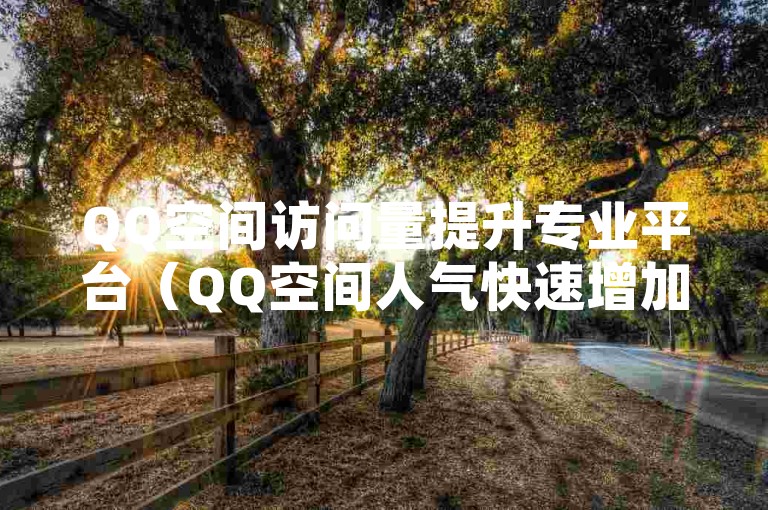 QQ空间访问量提升专业平台（QQ空间人气快速增加服务特惠在线）