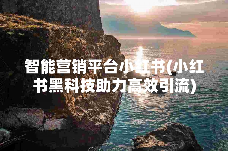 智能营销平台小红书(小红书黑科技助力高效引流)
