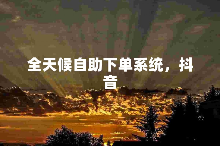 全天候自助下单系统，抖音5元10万粉丝即刻到账。