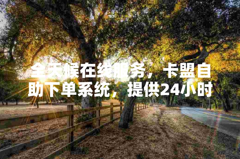 全天候在线服务，卡盟自助下单系统，提供24小时不间断的网红商品订购与爱奇艺视频点赞服务。