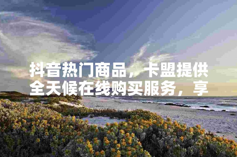 抖音热门商品，卡盟提供全天候在线购买服务，享受零费用优惠。