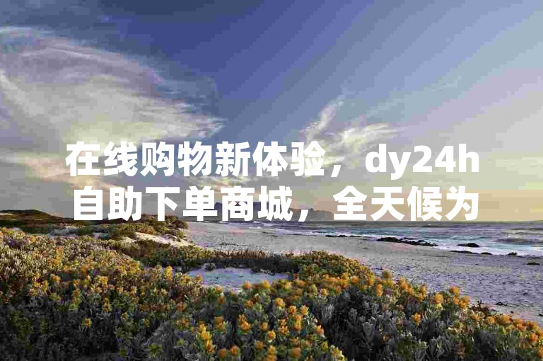 在线购物新体验，dy24h自助下单商城，全天候为您服务。