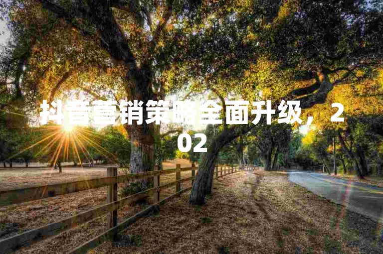 抖音营销策略全面升级，2025年必知的高效推广秘籍！