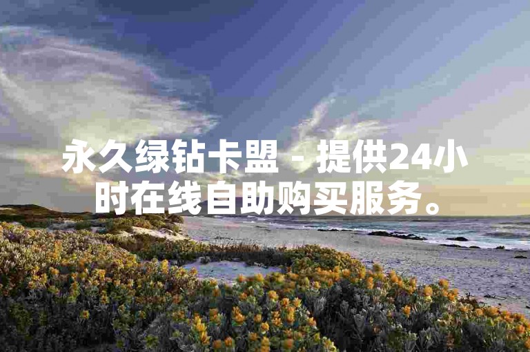 永久绿钻卡盟 - 提供24小时在线自助购买服务。