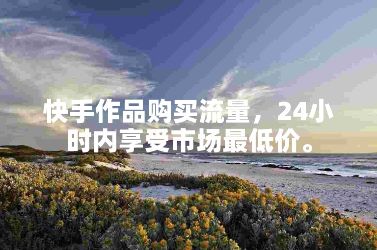 快手作品购买流量，24小时内享受市场最低价。