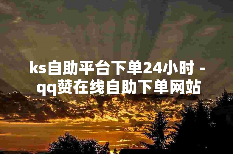 ks自助平台下单24小时 - qq赞在线自助下单网站