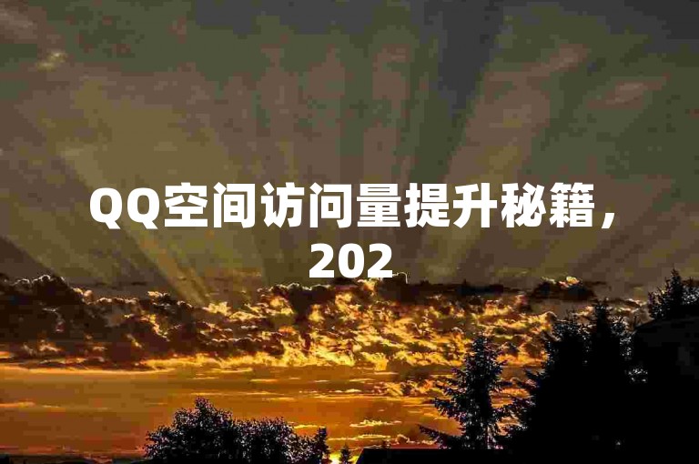 QQ空间访问量提升秘籍，2025必备技巧！