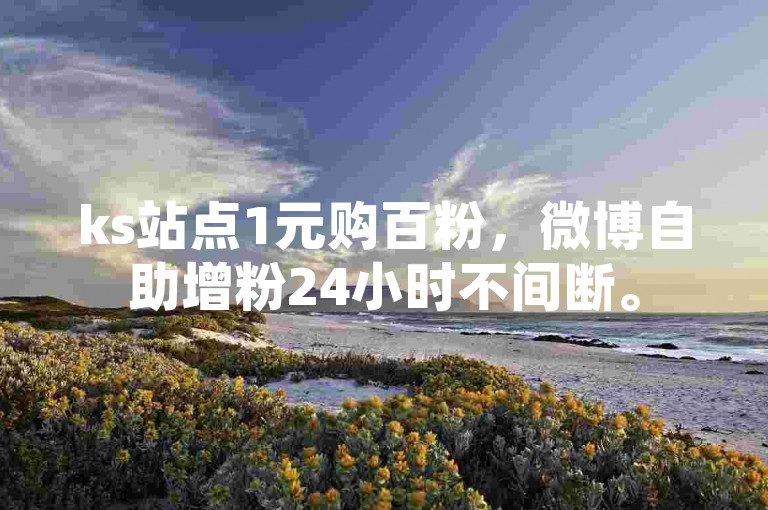 ks站点1元购百粉，微博自助增粉24小时不间断。
