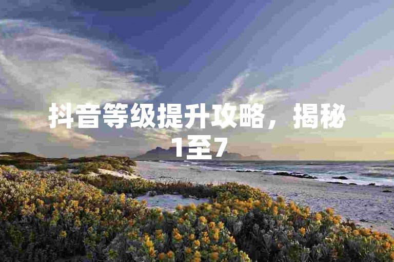 抖音等级提升攻略，揭秘1至75级所需费用，2025年必备知识。