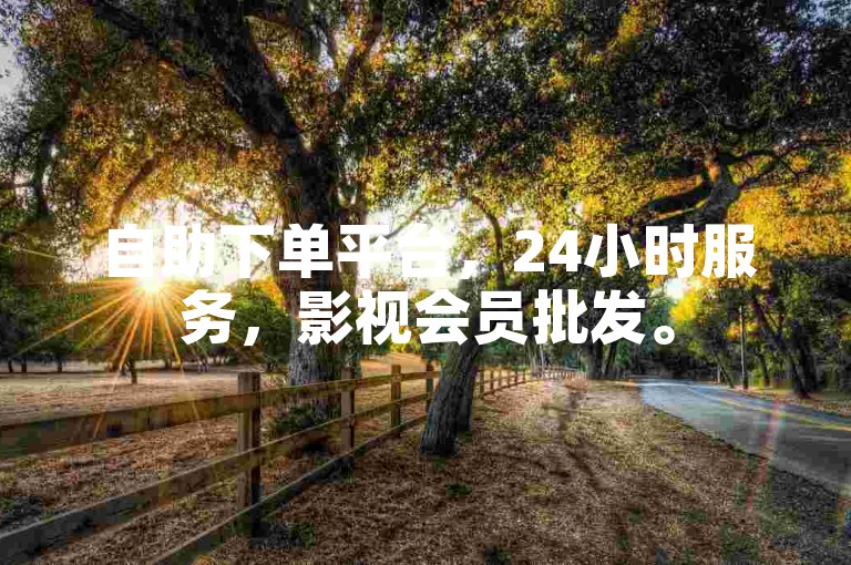 自助下单平台，24小时服务，影视会员批发。