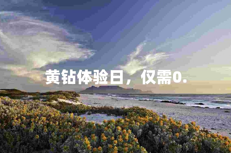 黄钻体验日，仅需0.5元即可自助获取1000赞。