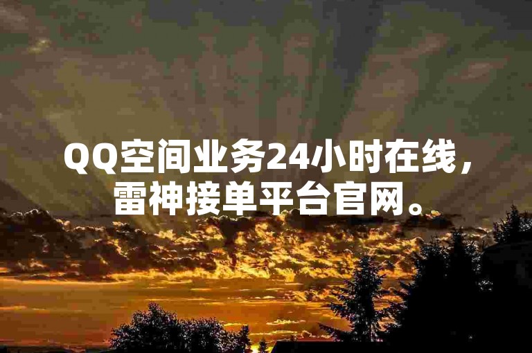 QQ空间业务24小时在线，雷神接单平台官网。