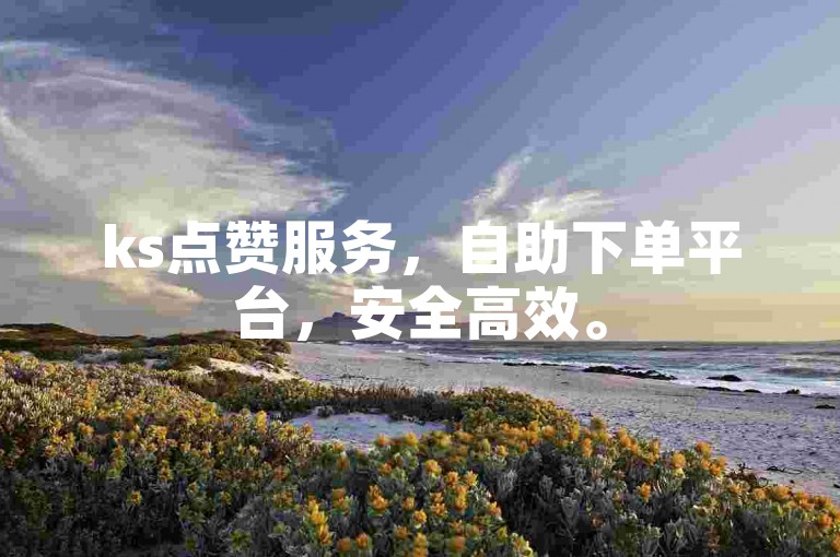ks点赞服务，自助下单平台，安全高效。