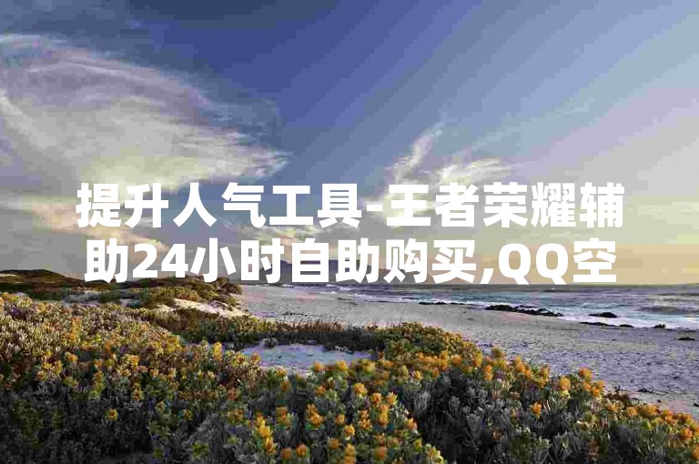 提升人气工具-王者荣耀辅助24小时自助购买,QQ空间点赞全网下单平台。