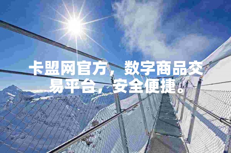 卡盟网官方，数字商品交易平台，安全便捷。