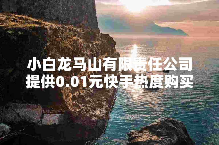 小白龙马山有限责任公司提供0.01元快手热度购买服务，简单易行！