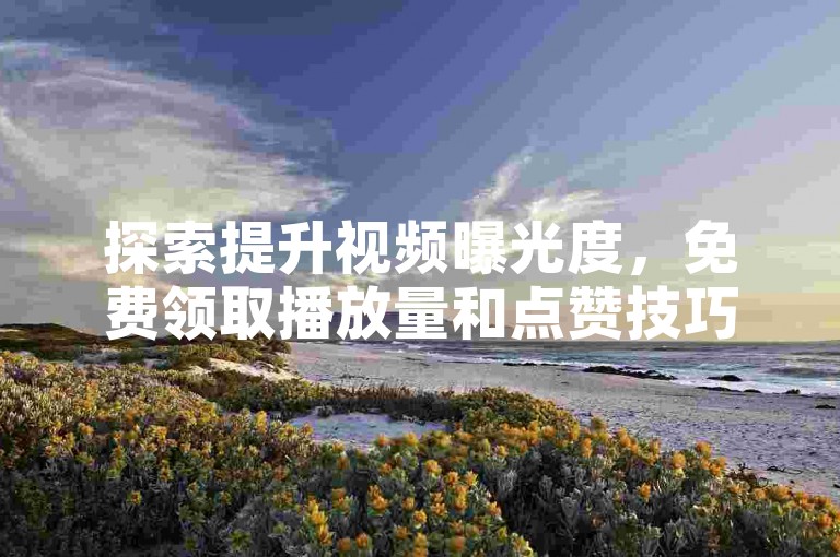 探索提升视频曝光度，免费领取播放量和点赞技巧。