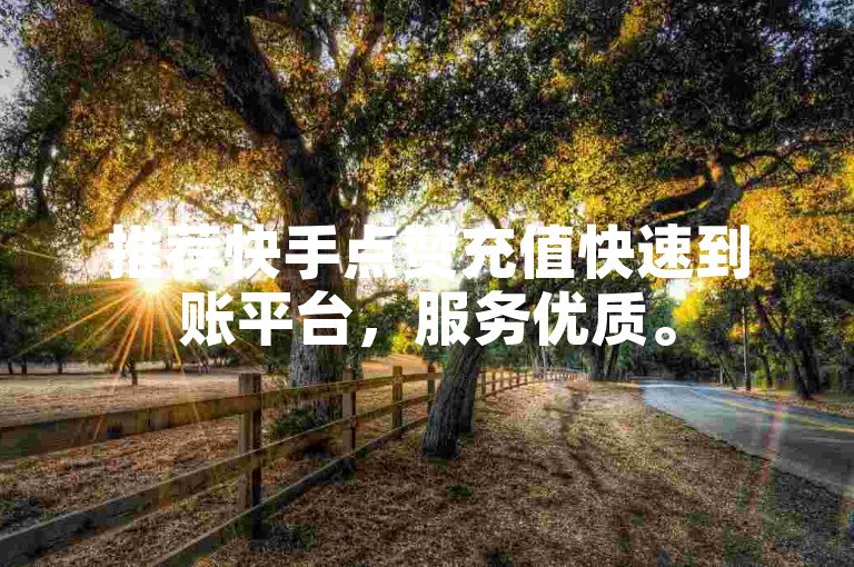 推荐快手点赞充值快速到账平台，服务优质。