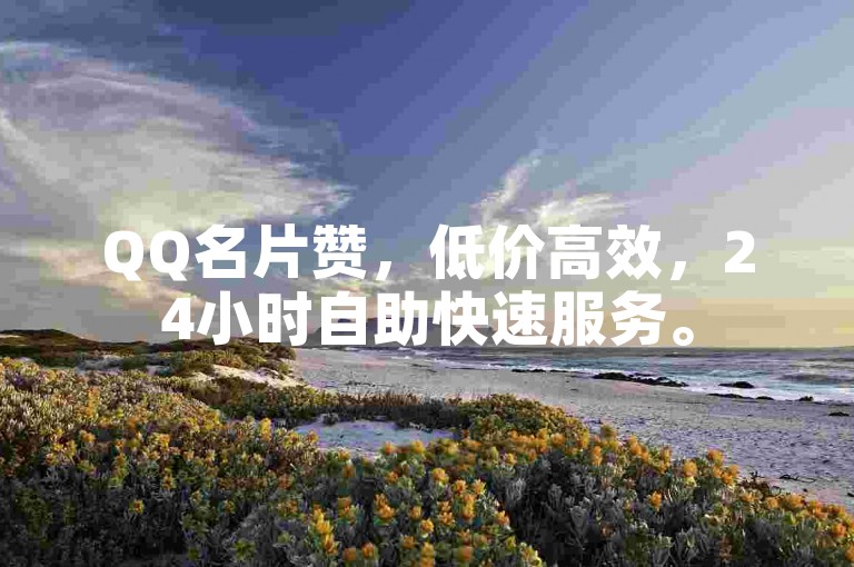 QQ名片赞，低价高效，24小时自助快速服务。