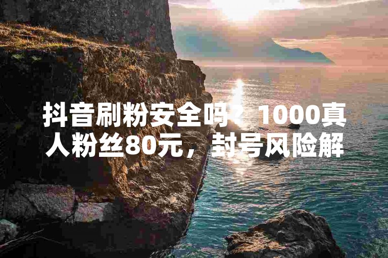 抖音刷粉安全吗？1000真人粉丝80元，封号风险解析。