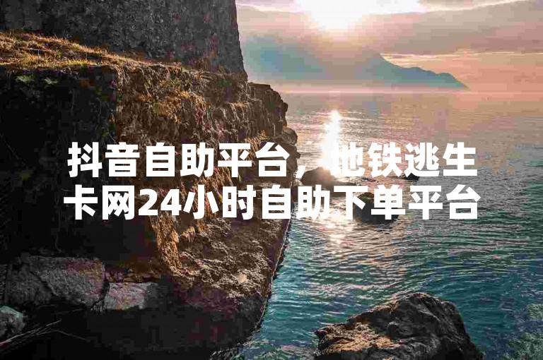 抖音自助平台，地铁逃生卡网24小时自助下单平台 - 24小时自助平台下单10个赞