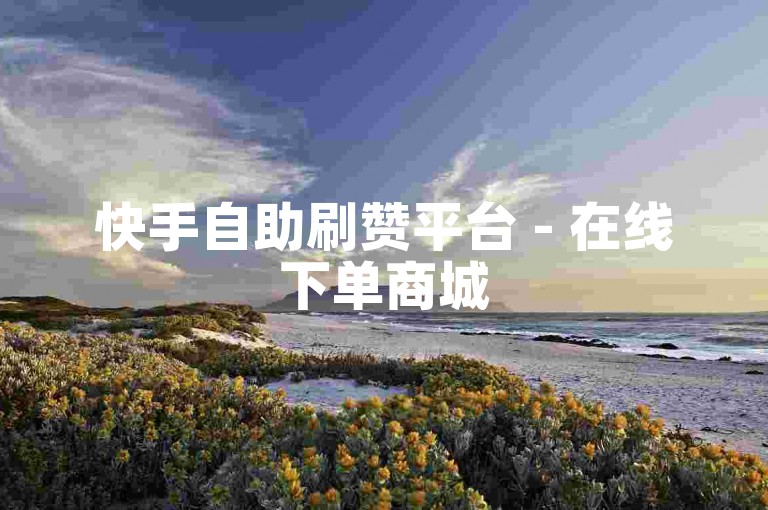 快手自助刷赞平台 - 在线下单商城