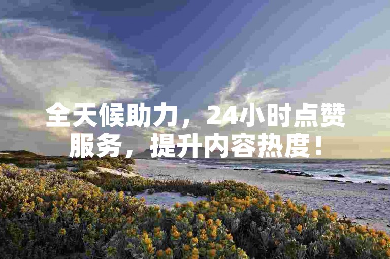 全天候助力，24小时点赞服务，提升内容热度！